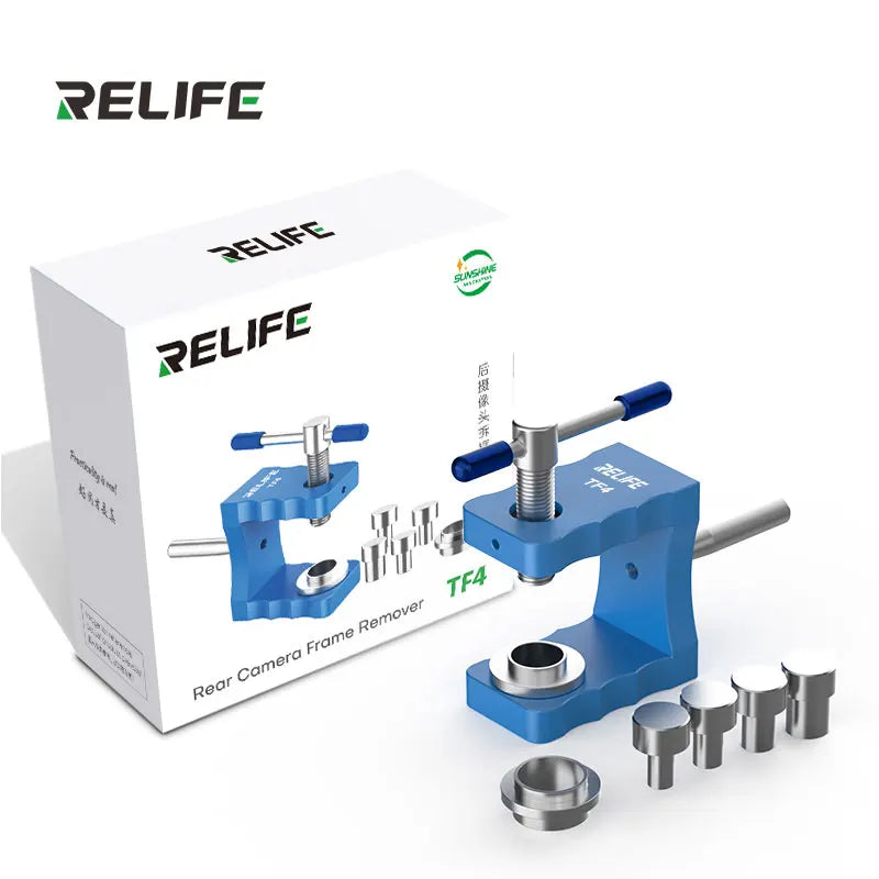 RELIFE TF4 Rear Camera Framer for iPhone Replacement of Rear Cover Glass Dismantling Frame Rear Camera Fixture Repair tools