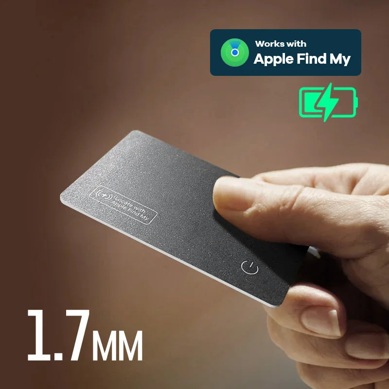 Wireless Charger Charging Tracking Card Wallet Locator Smart Mini Tag for iPhone Device Find My Tag Replacement
