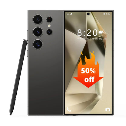 S25+ ULTRA 16GB+512GB 48MP+100MP 7300mAh Smartphones Phones Cheap Unlocked Android 11 Cell Phone Smart Dual Sim Phones 5G