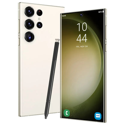 S25+ ULTRA 16GB+512GB 48MP+100MP 7300mAh Smartphones Phones Cheap Unlocked Android 11 Cell Phone Smart Dual Sim Phones 5G