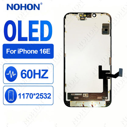 NOHON OLED Screen Display for iPhone 14 15 16 17 Pro Max Plus Touch Screen Digitizer Assembly With Repair Tools