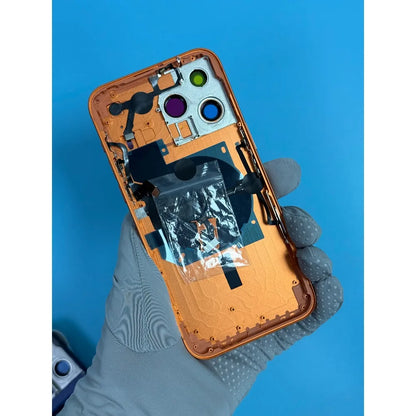 Carcasa para iPhone 14 Pro Max a 17 Pro Batería Máx. Reemplazo de marco estetico 14 Pro máx. Como 17 Pro máx. Carcasa del marco