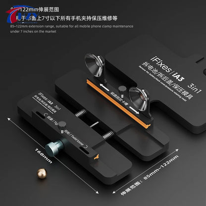 IFIXES IA3 LCD Screen Fixing Fixture Screen Frame Rear Cover Fixing Remove Glass for Mobile Phone Disassembly Repair Tool