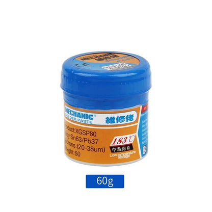 MECHANIC XG Series 183℃ Tin Solder Paste Environment Friendly Sn63 Soldering Flux for Mobile Phone IC CPU BGA SMD REPAIR