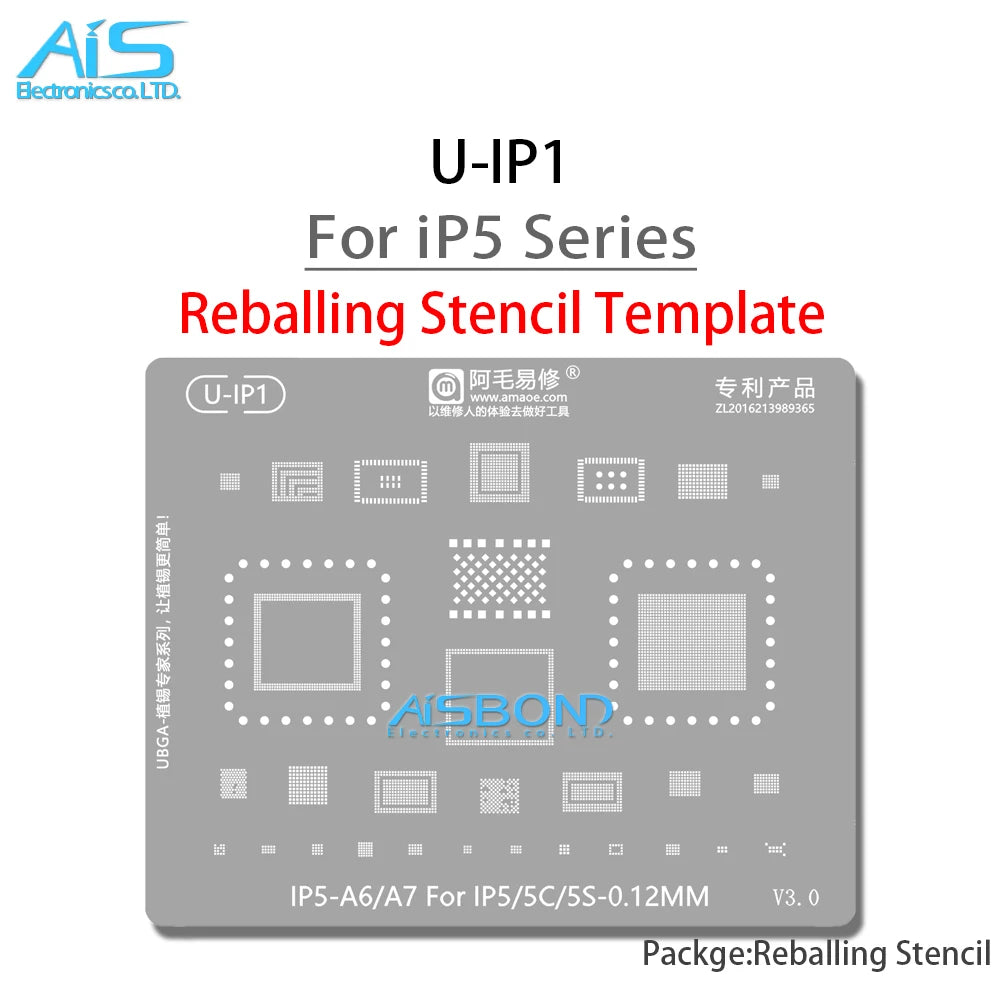BGA Reballing Stencil For iPhone 17 16 15 Pro Max 14 Plus 11 12 13 X XS XR 8 8P 7 6S 6 A19 A18 A16 A17 A15 A14 A13 A12 A11 CPU