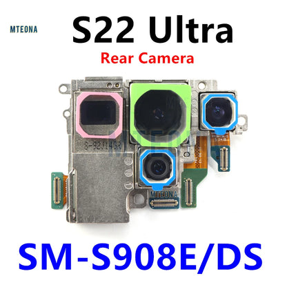 Back Facing Camera Set For Samsung Galaxy S22 Ultra 5G SM-S908B S908E/DS S908U S908N Phone Rear Main Camera Repair Spare Part