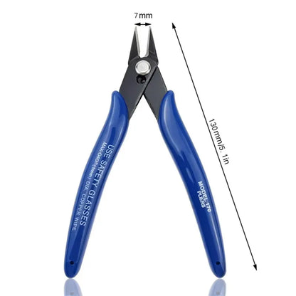 Bomurphy Diagonal Pliers Carbon Steel Pliers Electrical Wire Cable Cutters , Wire Snips for Electronics Soft Copper Jewelry