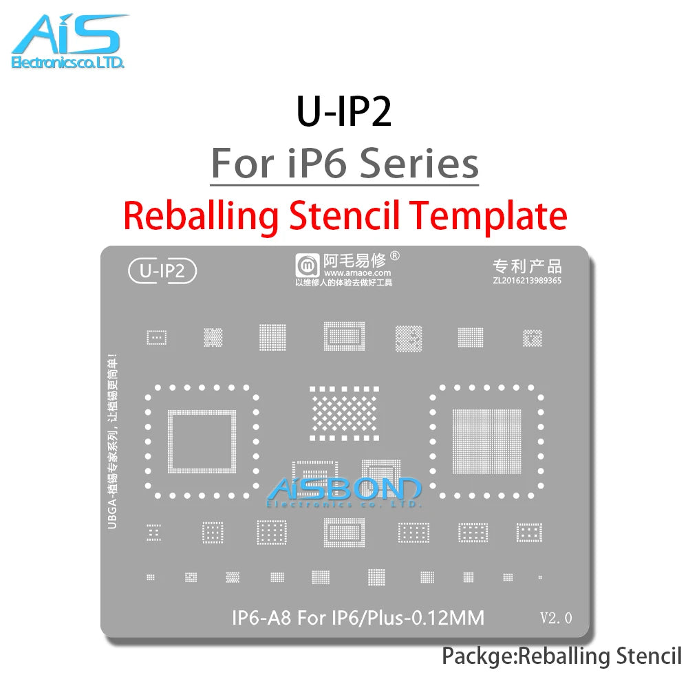 BGA Reballing Stencil For iPhone 17 16 15 Pro Max 14 Plus 11 12 13 X XS XR 8 8P 7 6S 6 A19 A18 A16 A17 A15 A14 A13 A12 A11 CPU