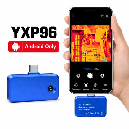 USB-C Thermal Camera 320x240 Infrared Imager, -4°F~1112°F ±3.6°F High Accuracy Thermal Imaging Camera for HVAC Electrical Home