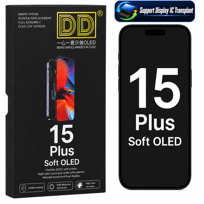 DD SOFT OLED Screen LCD  Display for iPhone 12 13 14 15 16 16e 17 Pro Max Touch Screen Digitizer Assembly Replacement