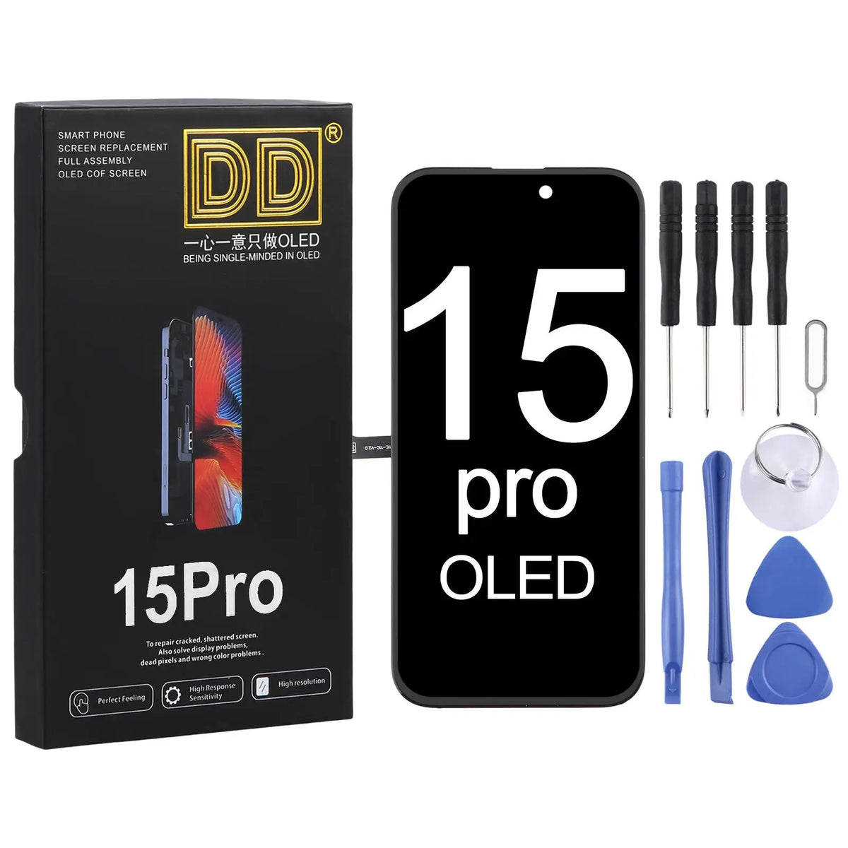 DD SOFT OLED Screen LCD  Display for iPhone 12 13 14 15 16 16e 17 Pro Max Touch Screen Digitizer Assembly Replacement