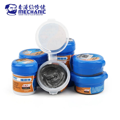 MECHANIC XG Series 183℃ Tin Solder Paste Environment Friendly Sn63 Soldering Flux for Mobile Phone IC CPU BGA SMD REPAIR