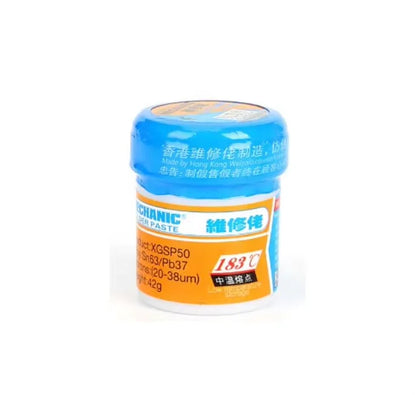 MECHANIC XG Series 183℃ Tin Solder Paste Environment Friendly Sn63 Soldering Flux for Mobile Phone IC CPU BGA SMD REPAIR
