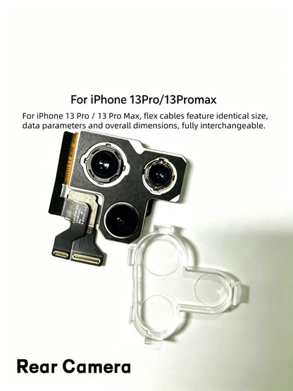 Good Working Rear Back Camera Assembly With Main Lens Flex Cable for iPhone 12 13 14 Pro Max Plus Mini Replacement Repair Part
