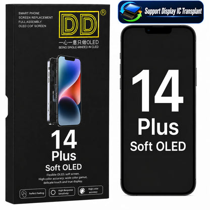 DD SOFT OLED Screen LCD  Display for iPhone 12 13 14 15 16 16e 17 Pro Max Touch Screen Digitizer Assembly Replacement