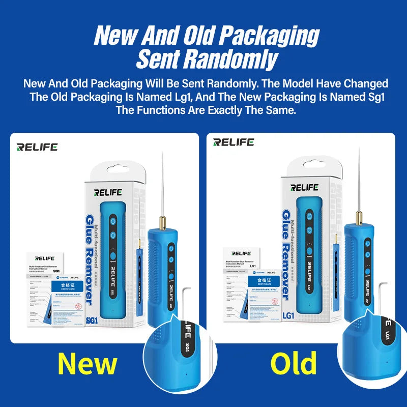 RELIFE LG1 Gear Glue Remover Intelligent Degumming Machine OCA Glue Remover Screen Remover for MobilePhone Repair Hand Tool Sets
