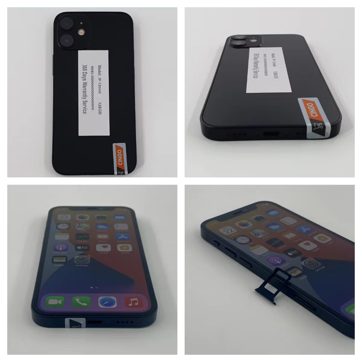 iPhone 12 mini  64GB/128GB/256GB IOS A14 5.4'' Dual 12MP Original unlocking Apple iphone 12mini Cellphone  NFC