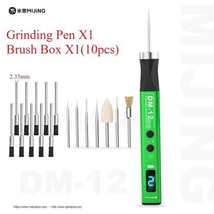 2.35/3mm Lanrui DB95 Dust Cleaning Brush For Phone Speaker Motherboard Dock Charging Port Ear Mesh Cleaning Phone Repair Tool