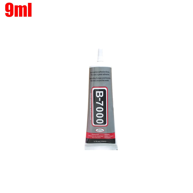 15/25/50ML B-7000 Glue Diy Jewelry Point Drilling Soft Phone Phone Screen Repair con aplicador de precisión Adhesivo de resina epoxi