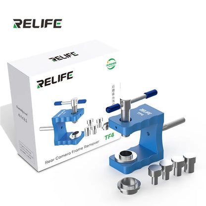 RELIFE TF4 Rear Camera Framer for iPhone Replacement of Rear Cover Glass Dismantling Frame Rear Camera Fixture Repair tools