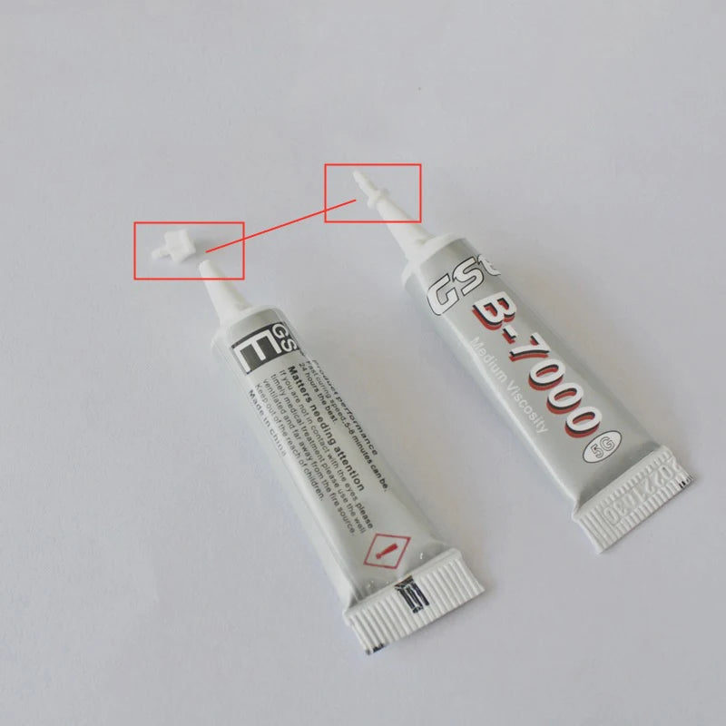 15/25/50ML B-7000 Glue Diy Jewelry Point Drilling Soft Phone Phone Screen Repair con aplicador de precisión Adhesivo de resina epoxi