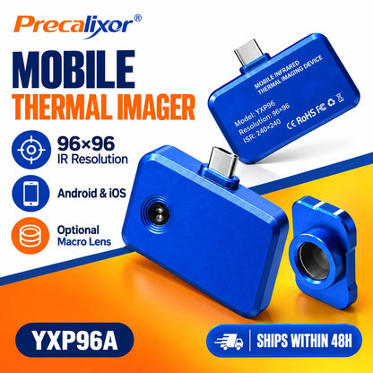 USB-C Thermal Camera 320x240 Infrared Imager, -4°F~1112°F ±3.6°F High Accuracy Thermal Imaging Camera for HVAC Electrical Home