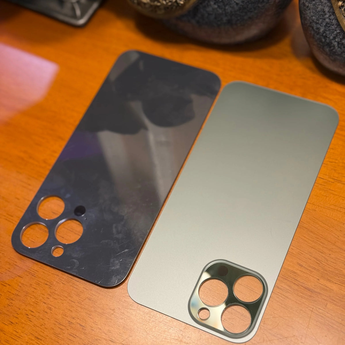 1PCS Compatible with Phone 13 Pro Max Back Cover Glass Rear Housing Door Panel Big Hole Replacement Repair Spare Part Rear Back