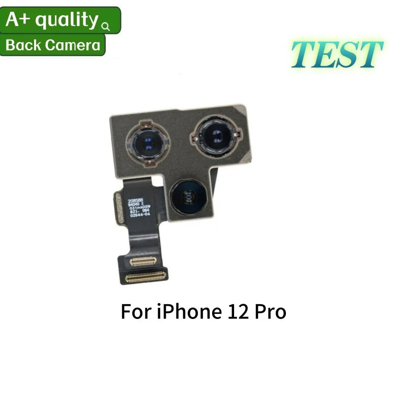 Good Working Rear Back Camera Assembly With Main Lens Flex Cable for iPhone 12 13 14 Pro Max Plus Mini Replacement Repair Part
