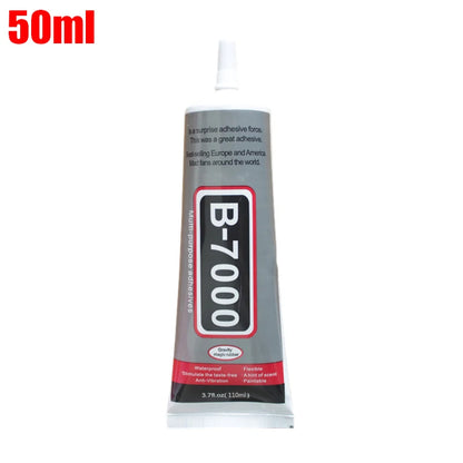 15/25/50ML B-7000 Glue Diy Jewelry Point Drilling Soft Phone Phone Screen Repair con aplicador de precisión Adhesivo de resina epoxi