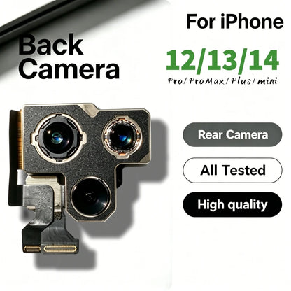 Good Working Rear Back Camera Assembly With Main Lens Flex Cable for iPhone 12 13 14 Pro Max Plus Mini Replacement Repair Part