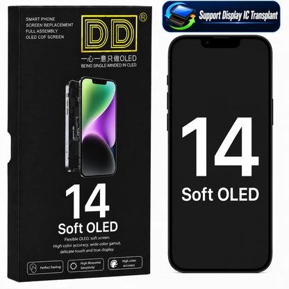 DD SOFT OLED Screen LCD  Display for iPhone 12 13 14 15 16 16e 17 Pro Max Touch Screen Digitizer Assembly Replacement