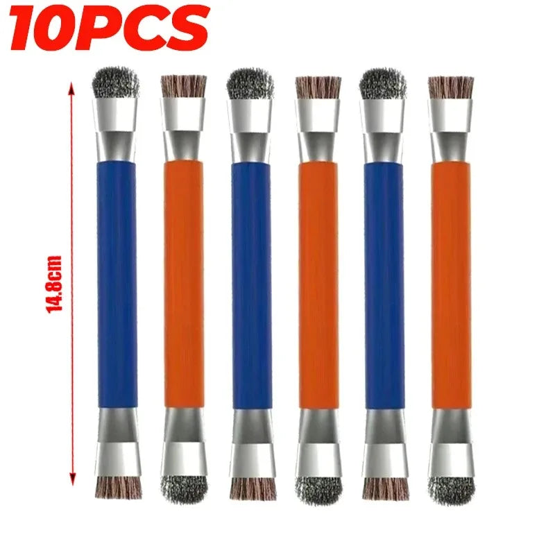 Anti-Static Safe Brush Motherboard PCB Double Headed Brush Circuit Board Repair Cleaning Brush IC Chip Mobile Phone Repair Tool