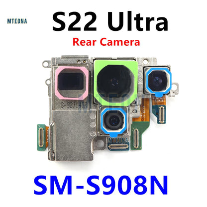 Back Facing Camera Set For Samsung Galaxy S22 Ultra 5G SM-S908B S908E/DS S908U S908N Phone Rear Main Camera Repair Spare Part