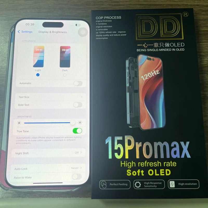 DD SOFT OLED Screen LCD  Display for iPhone 12 13 14 15 16 16e 17 Pro Max Touch Screen Digitizer Assembly Replacement