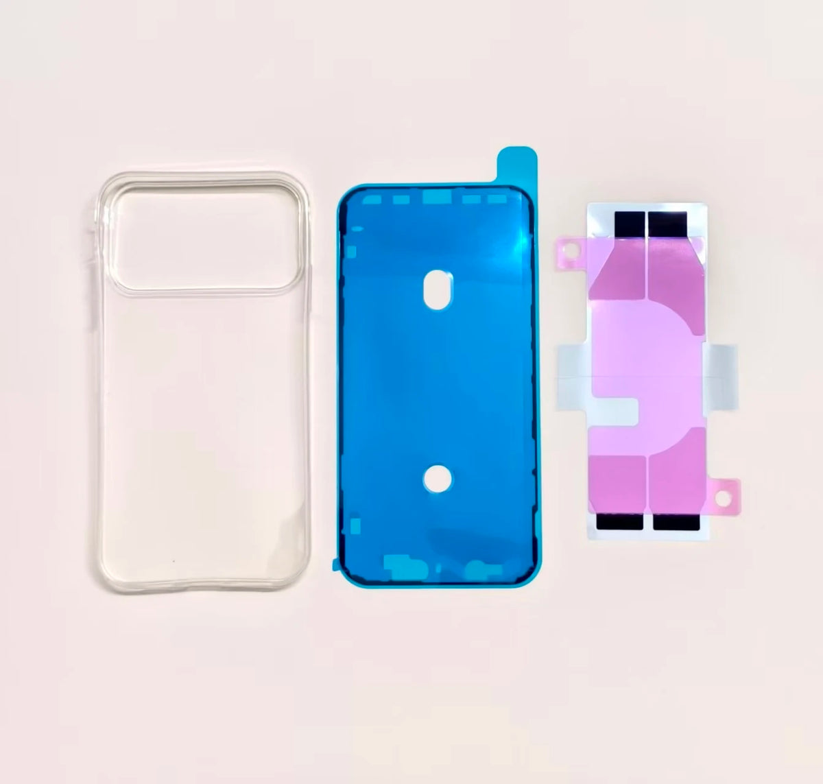 Back Cover For iPhone 14 Pro Max Like 18 Pro Max DIY Back Housing 14 Pro To 18 Pro Housing With Wireless Charging + Flash Cable