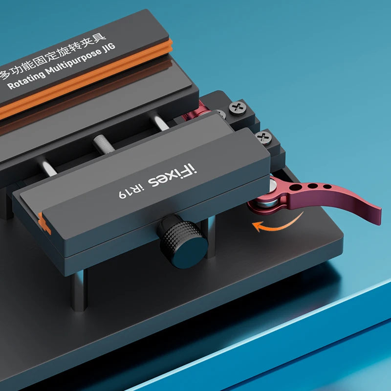 IFixes IR19 2 in 1 360 Rotating Fixture Clamp Holder Anti-slip for iPhone Samsung Huawei Remove the Back Cover Glass Repair Tool