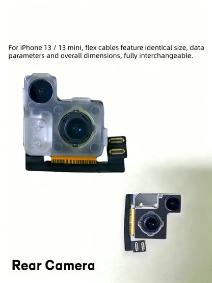 Good Working Rear Back Camera Assembly With Main Lens Flex Cable for iPhone 12 13 14 Pro Max Plus Mini Replacement Repair Part