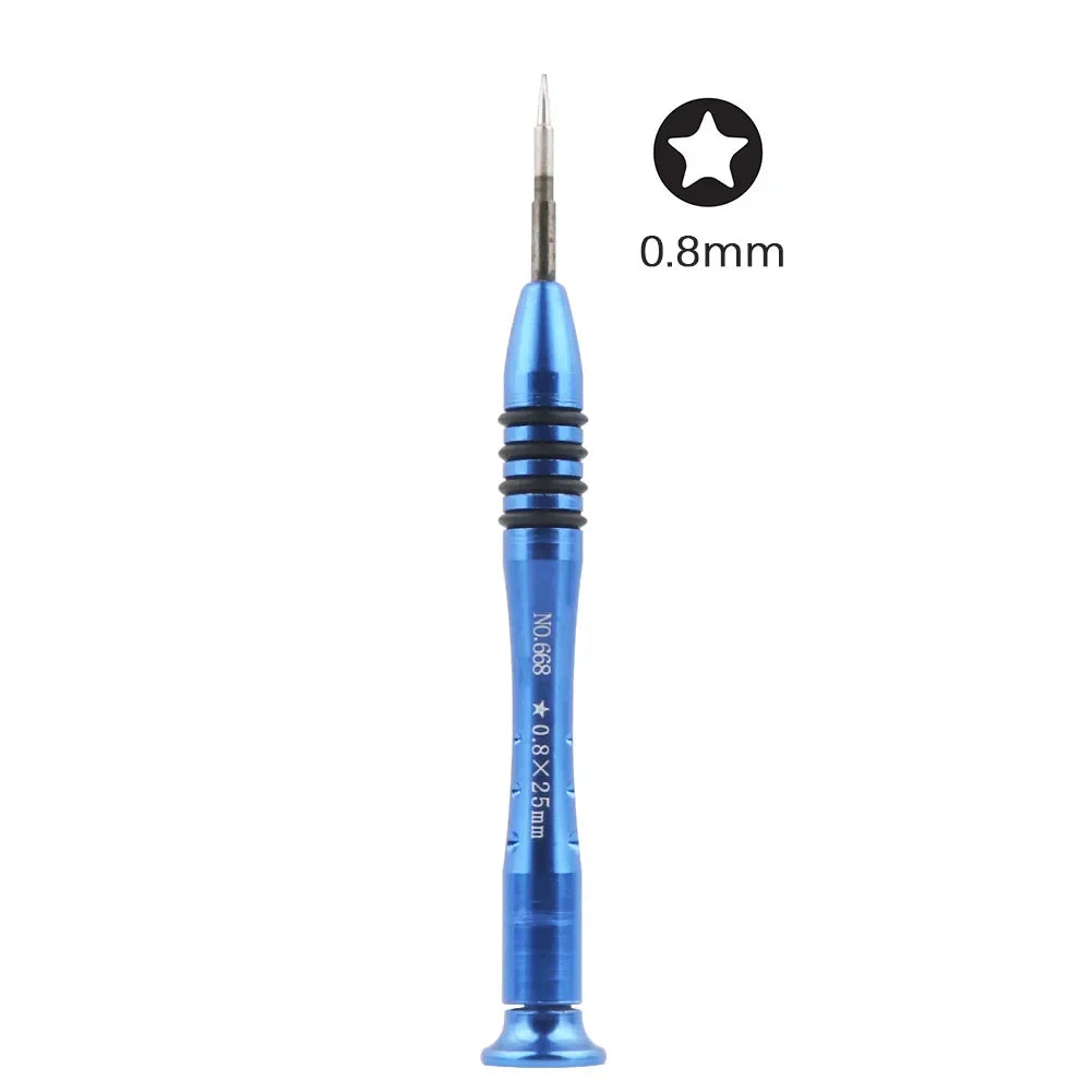 Screwdriver 1.5mm PH000 Phillips 0.8mm P2 Pentalobe 0.6mm Y000 Tri-point for iPhone 7 8 Plus X XS 11 12 13 Pro Repair Tools Kit