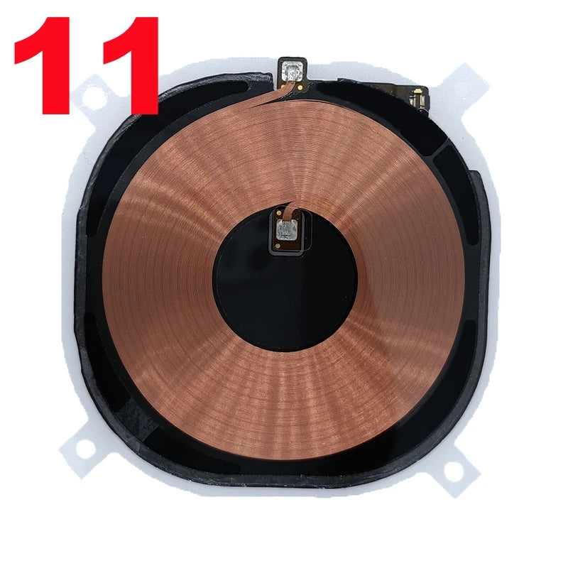 1pcs For iPhone 12 Pro Max 13 Mini 14 15 Plus Wireless Charging Coil With Volume Flex Flash Charger Panel Sticker