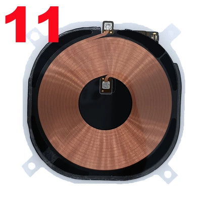 1pcs For iPhone 12 Pro Max 13 Mini 14 15 Plus Wireless Charging Coil With Volume Flex Flash Charger Panel Sticker