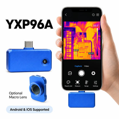 USB-C Thermal Camera 320x240 Infrared Imager, -4°F~1112°F ±3.6°F High Accuracy Thermal Imaging Camera for HVAC Electrical Home