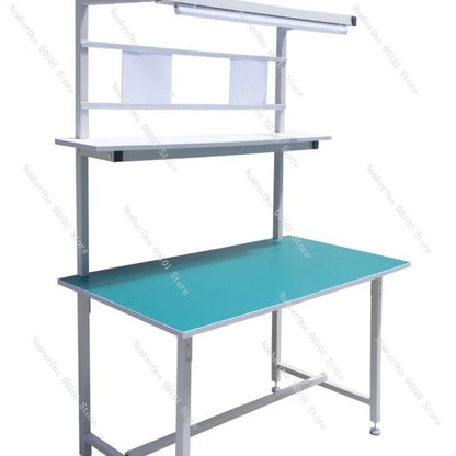 Mobile Phone Repair Anti-Static Workbench with LED Light,Assembly Line Circuit Board Repair and Quality Inspection Table