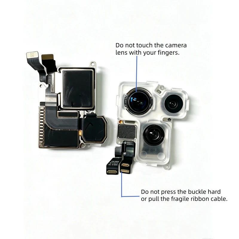Good Working Rear Back Camera Assembly With Main Lens Flex Cable for iPhone 12 13 14 Pro Max Plus Mini Replacement Repair Part