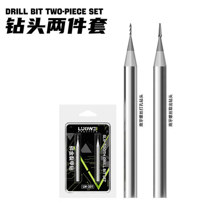 LUOWEI LW-331 Screw Extractor Drill Bit Set 2PCS High Hardness Alloy for Stripped Screw Removal Phones Motherboard Repair Tools