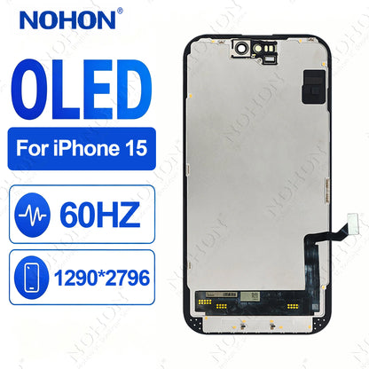 NOHON OLED Screen Display for iPhone 14 15 16 17 Pro Max Plus Touch Screen Digitizer Assembly With Repair Tools