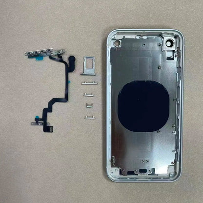 Kit de carcasa DIY para iPhone XR Convertir a 17 Pro Style, carcasa, botones laterales, flex, piezas de reemplazo y reparación del mod
