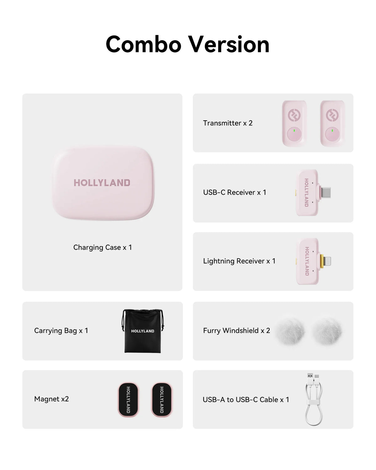 Hollyland LARK A1 Wireless Microphone for iPhone Android Micphone for Youtube Tiktok Vlogging Podcast Noise Cancellation Mic