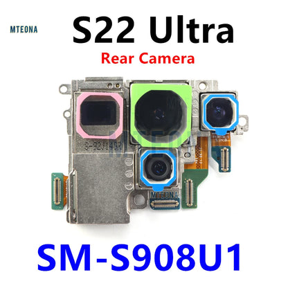 Back Facing Camera Set For Samsung Galaxy S22 Ultra 5G SM-S908B S908E/DS S908U S908N Phone Rear Main Camera Repair Spare Part
