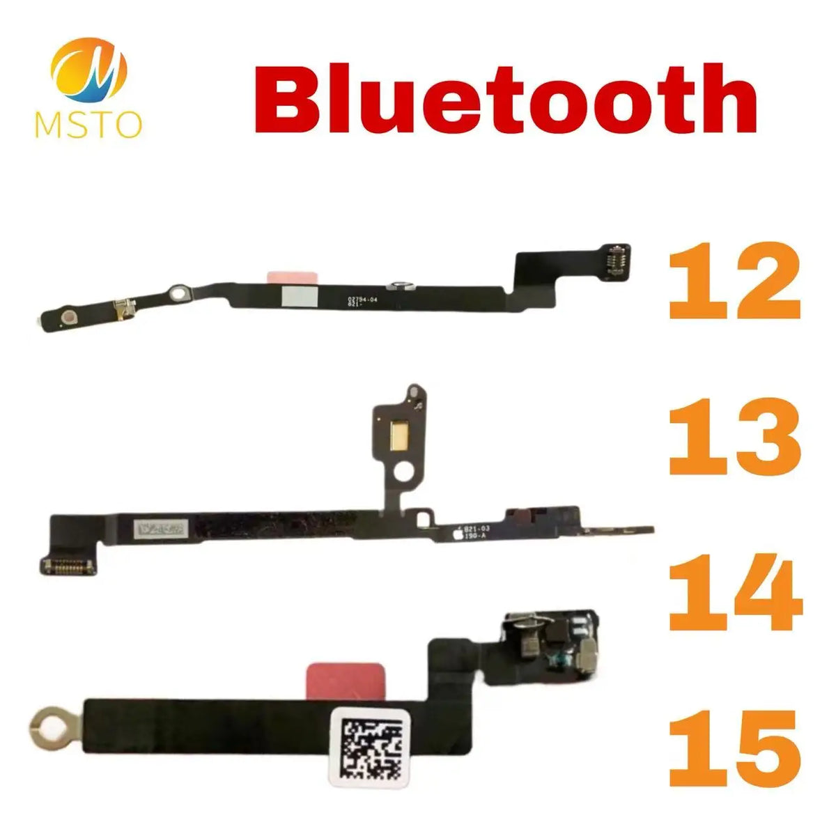 Bluetooth Signal Flex Cable for iPhone 15 14 13 12 Pro Max 14 15 Plus 13 12 Mini 12 13 14 15 Pro Antenna NFC Clip Repair Parts