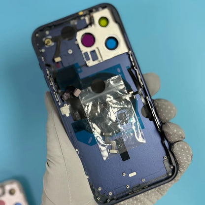 Carcasa para iPhone 14 Pro Max a 17 Pro Batería Máx. Reemplazo de marco estetico 14 Pro máx. Como 17 Pro máx. Carcasa del marco